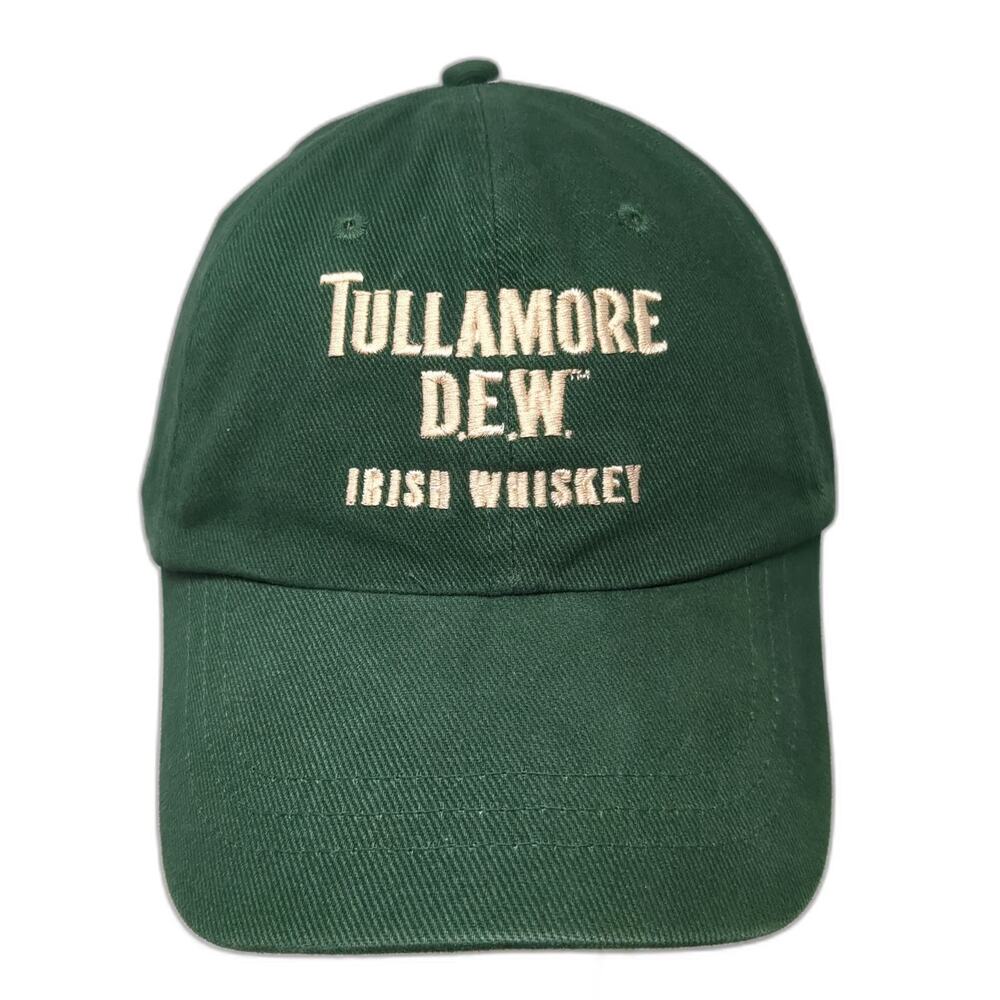 KC CAPS Tullamore Dew Irish Whiskey Hat Green One Size Baseball Cap Slideback
